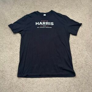 Black Kamala Harris 2024 campaign t-shirt Size XL